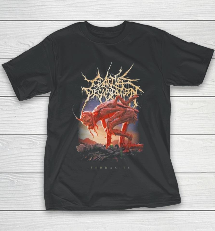 Cattle Decapitation Merch Terrasite Spring Tour 2023 Youth T-Shirt