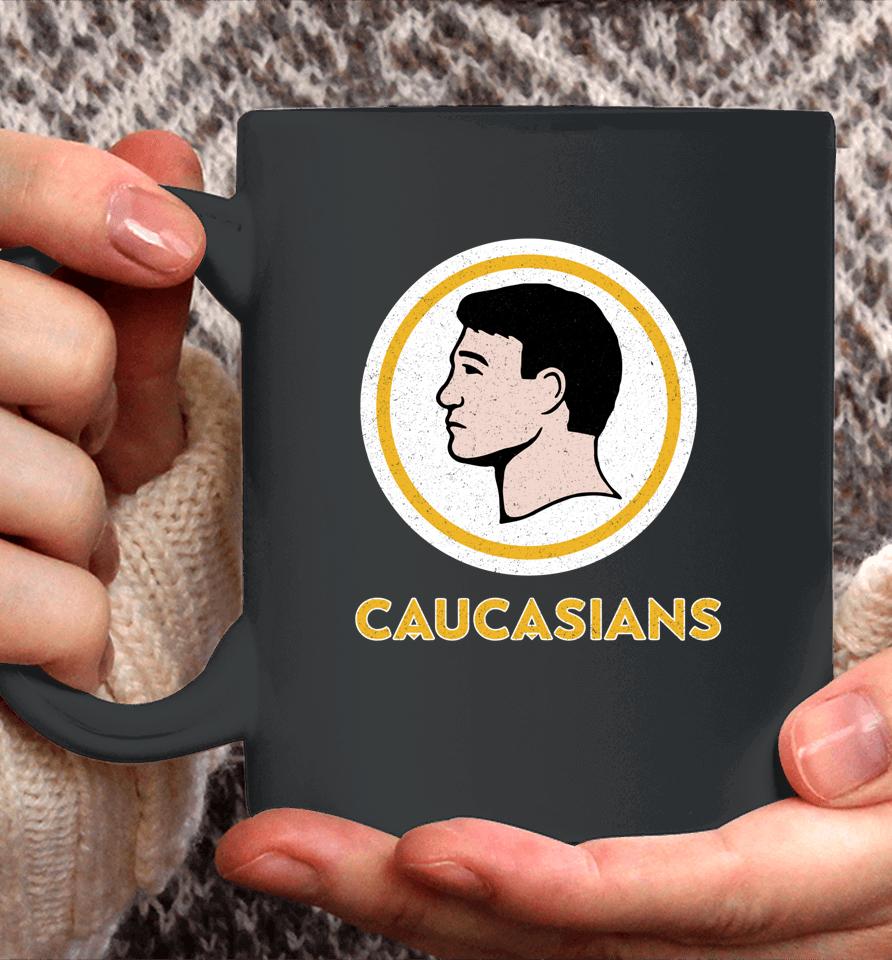 Caucasians Funny Vintage Caucasians Pride Coffee Mug