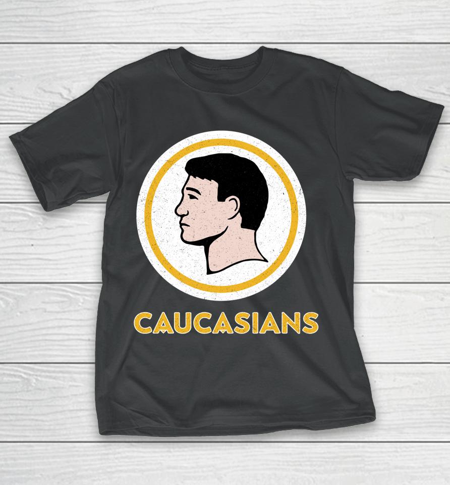 Caucasians Funny Vintage Caucasians Pride T-Shirt