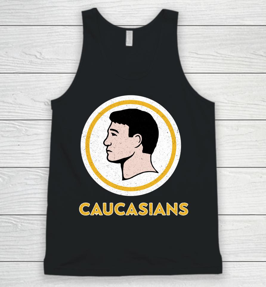 Caucasians Funny Vintage Caucasians Pride Unisex Tank Top