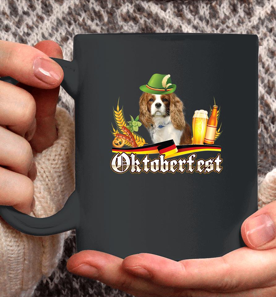 Cavalier King Charles Spaniel Dog Beer Oktoberfest Prost Coffee Mug