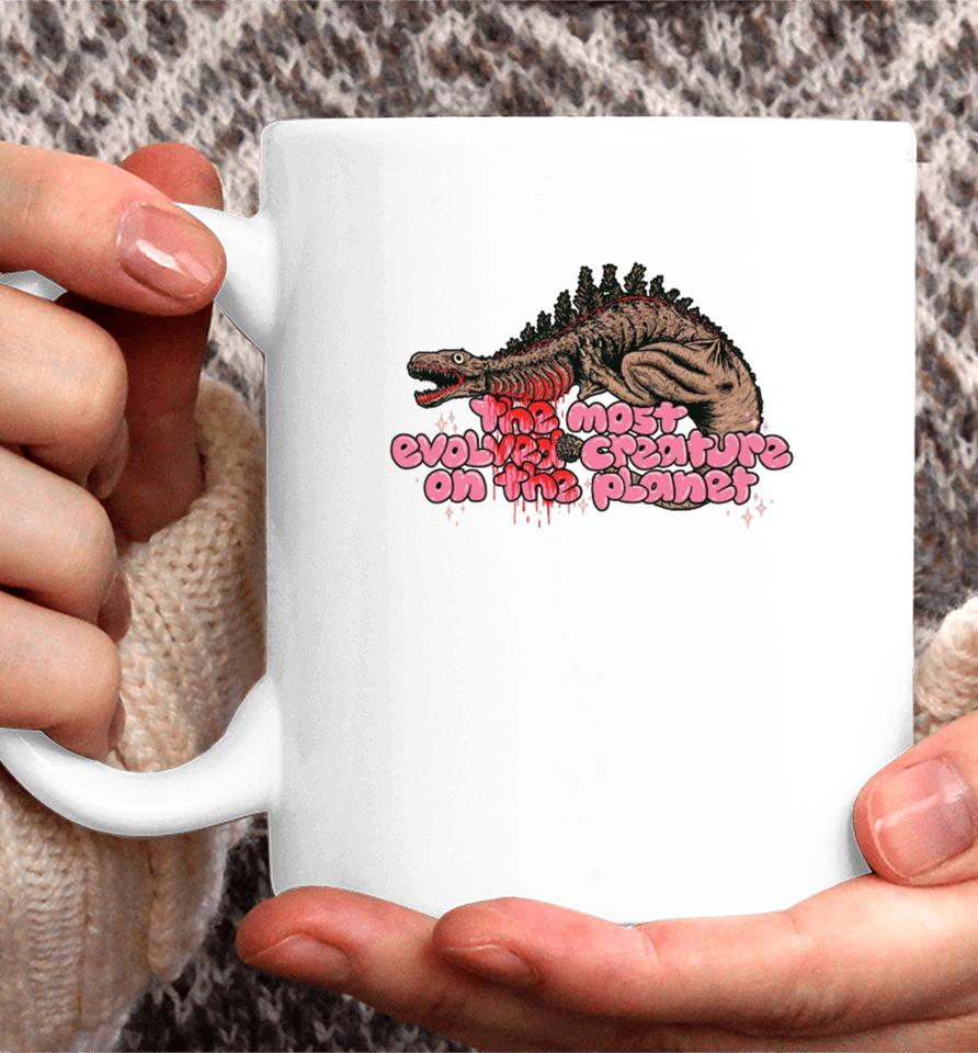 Cavitycolors Shin Godzilla The Most Evolved Creature On The Planet Coffee Mug