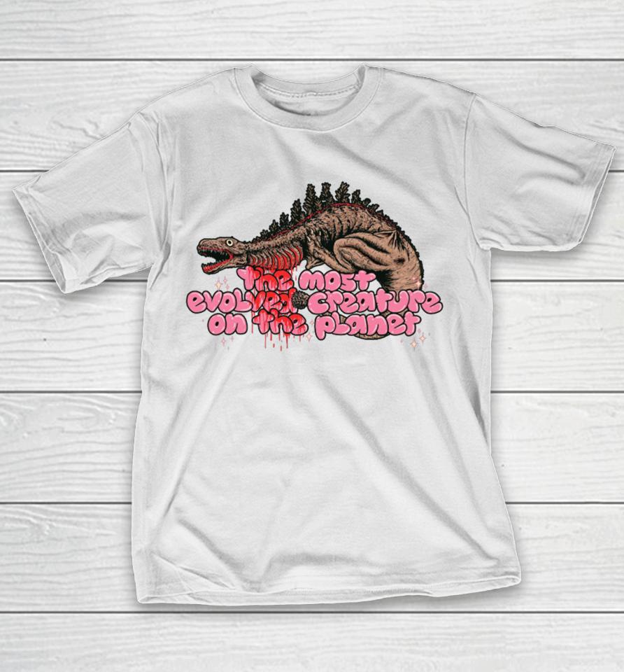 Cavitycolors Shin Godzilla The Most Evolved Creature On The Planet T-Shirt