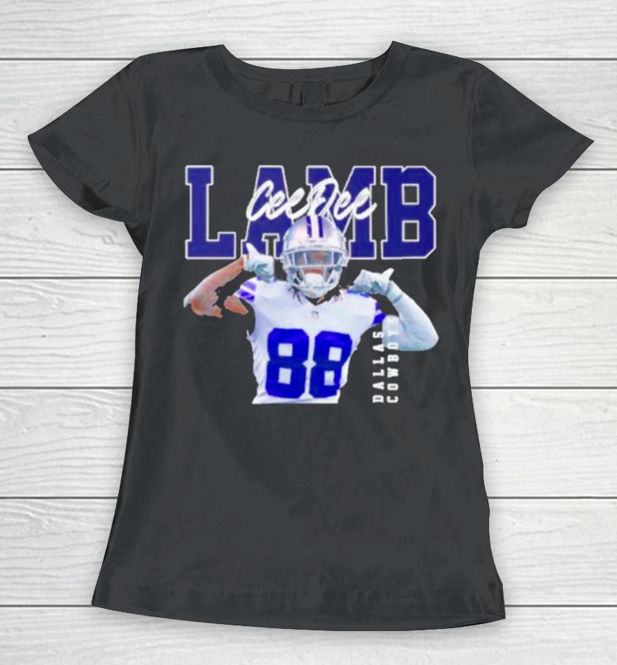 Ceedee Lamb Ceedee Lamb Dallas Cowboys Football Players Women T-Shirt