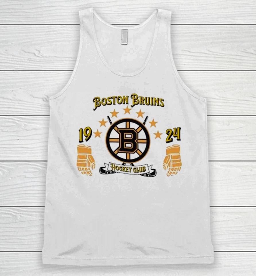 Celebrate 100 Year 1924 – 2024 Boston Bruins Logo Stars Unisex Tank Top