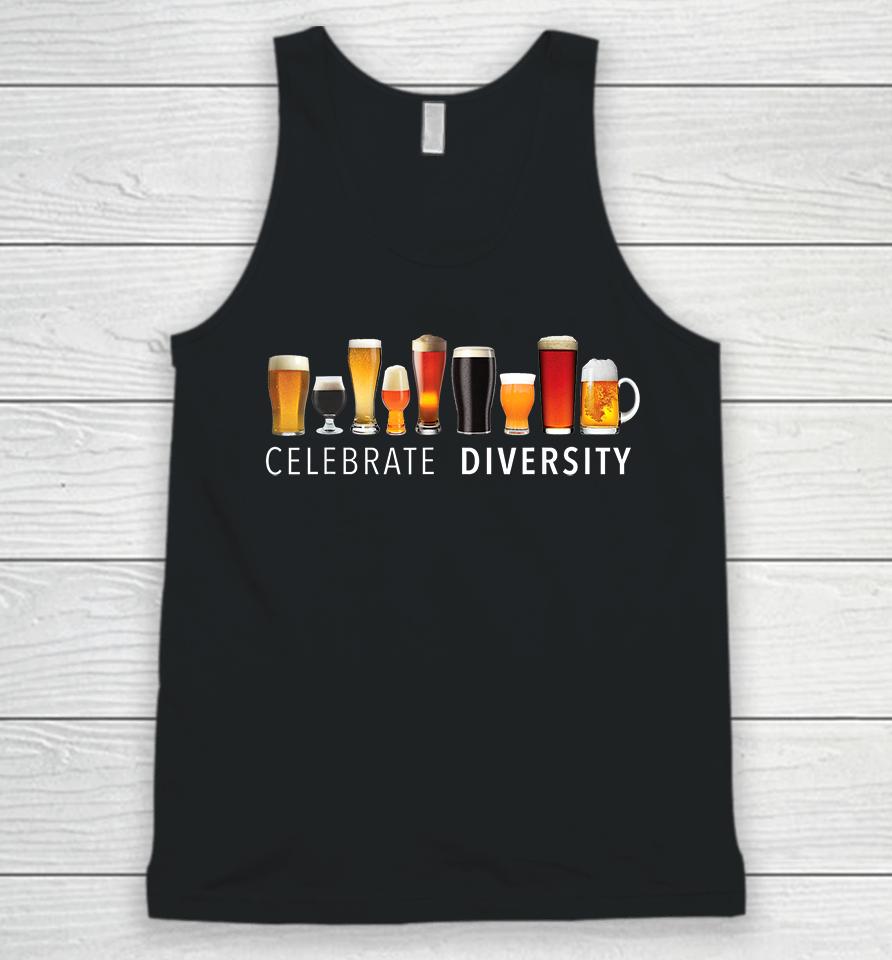 Celebrate Diversity Craft Beer Unisex Tank Top