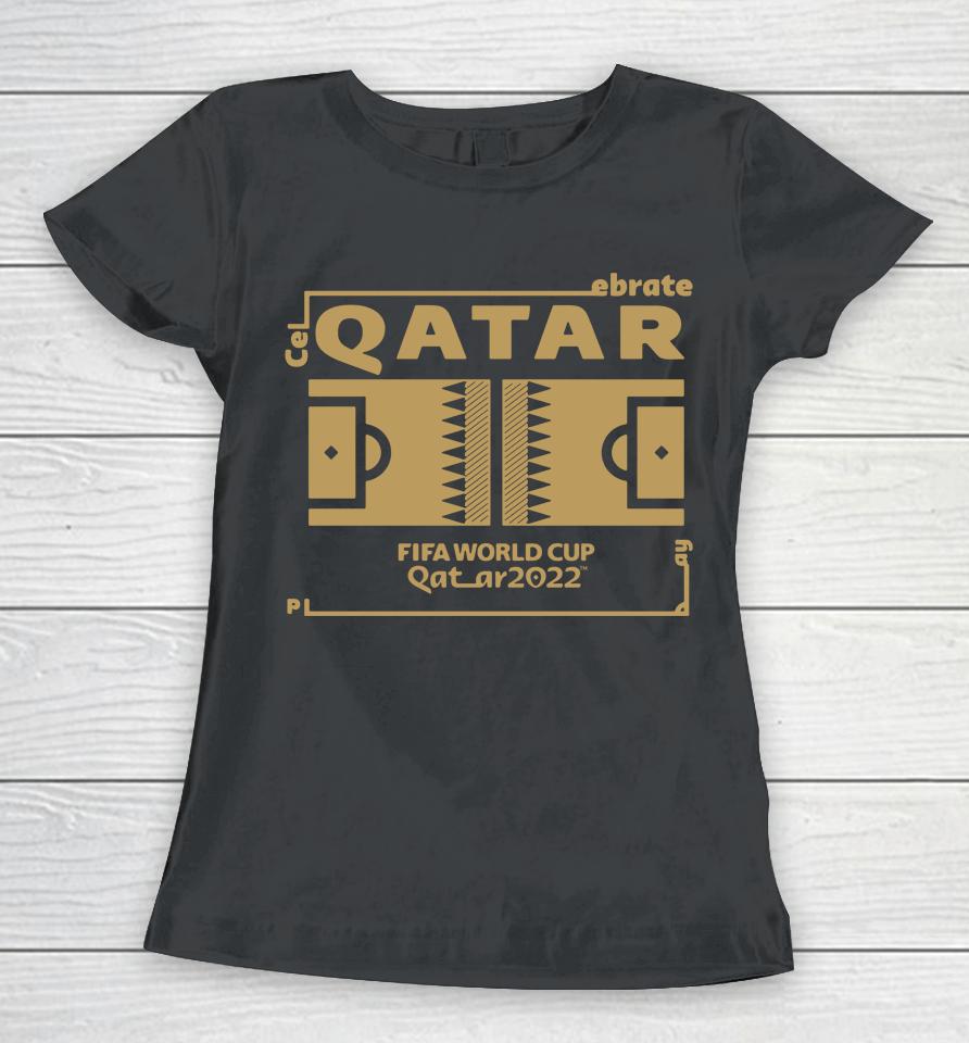 Celebrate England Fifa Qatar World Cup Futbol Nation Women T-Shirt