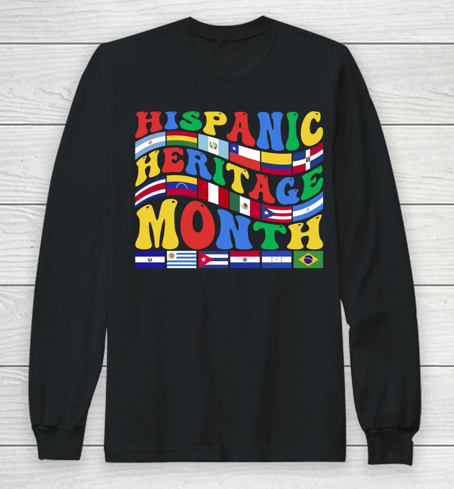 Celebrate Hispanic Heritage Month Celebrar Long Sleeve T-Shirt