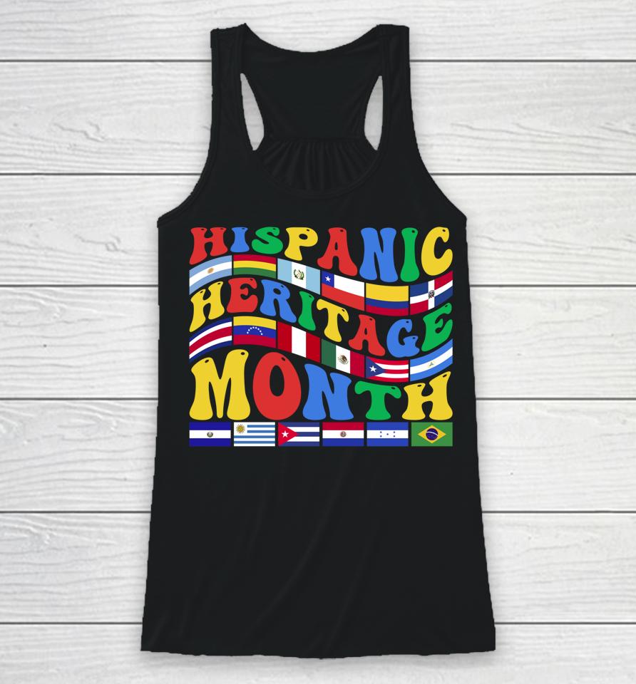 Celebrate Hispanic Heritage Month Celebrar Racerback Tank