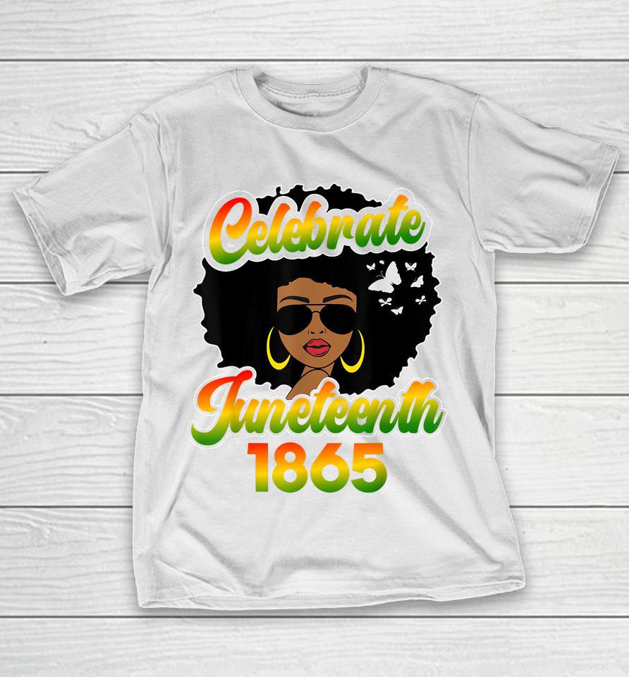 Celebrate Juneteenth Free-Ish Since 1865 Emancipation Blm T-Shirt