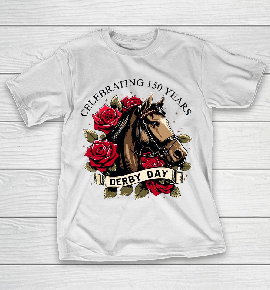 Celebrating 150 Years Ky Derby Day Vintage T-Shirt