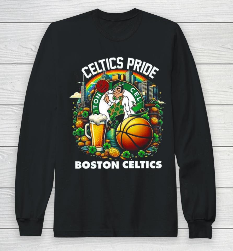 Celtics Pride Boston Celtics St. Patrick’s Day Long Sleeve T-Shirt
