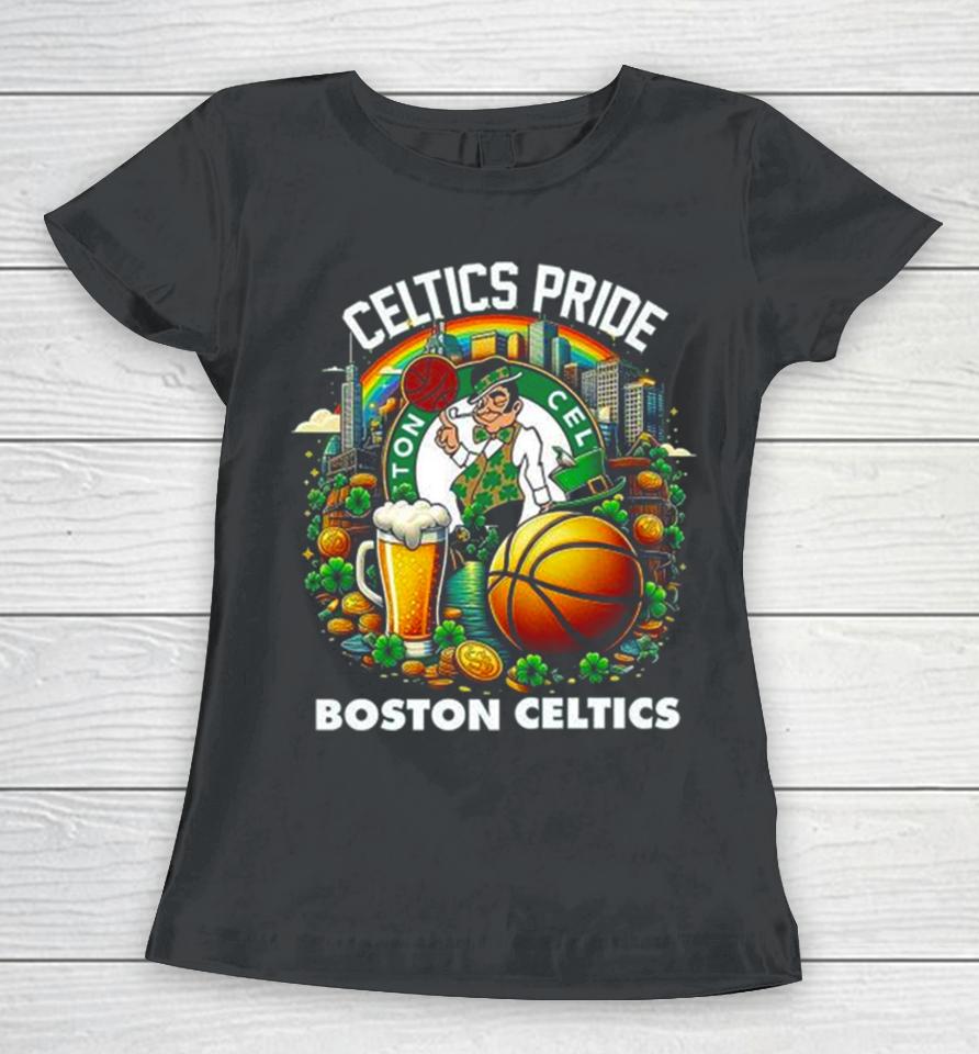 Celtics Pride Boston Celtics St. Patrick’s Day Women T-Shirt