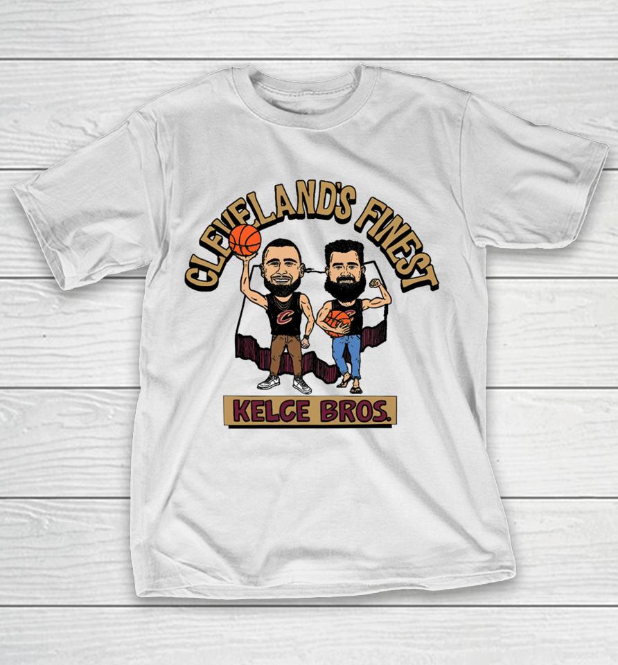 Center Court Store Cleveland's Finest Kelce Brothers T-Shirt