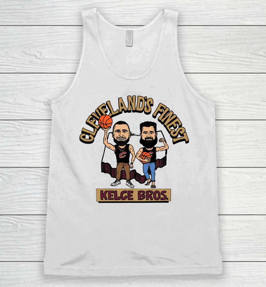 Center Court Store Cleveland's Finest Kelce Brothers Unisex Tank Top