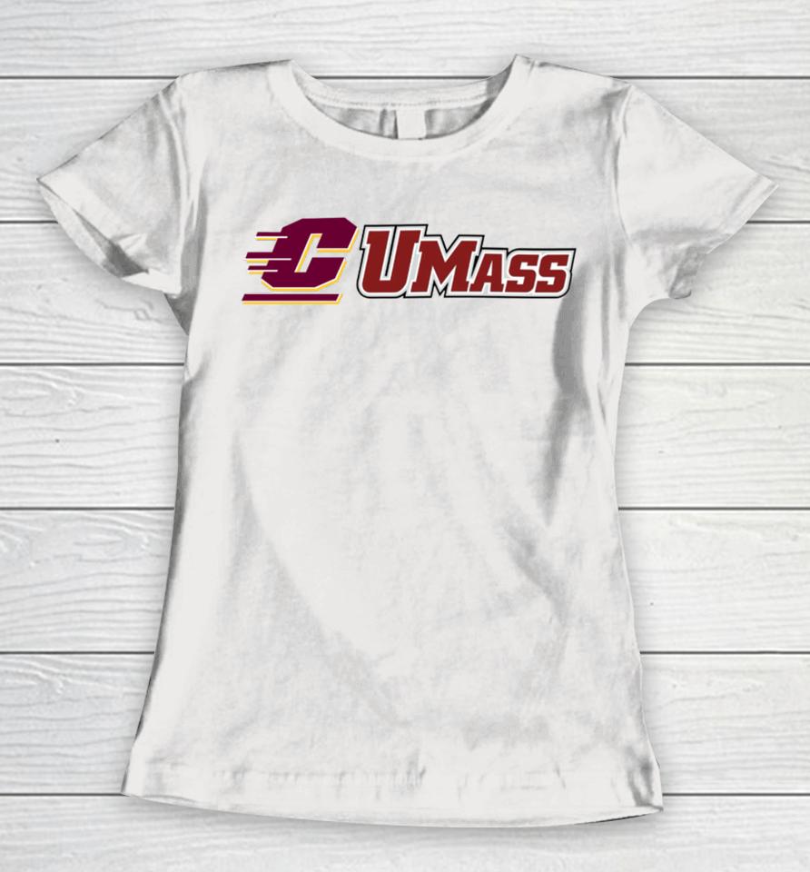 Central Michigan University Chippewas Cum Ass Women T-Shirt