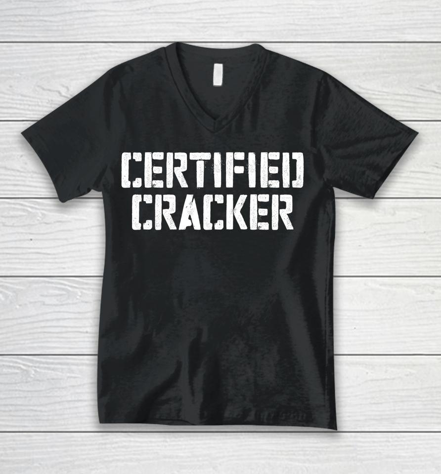 Certified Cracker Unisex V-Neck T-Shirt