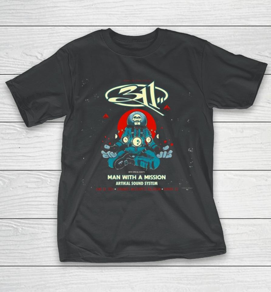 Cervantes Masterpiece Presents 311 Band With Special Guests Man With A Mission Artikal Sound System June 30 2024 Denver Coshirts T-Shirt