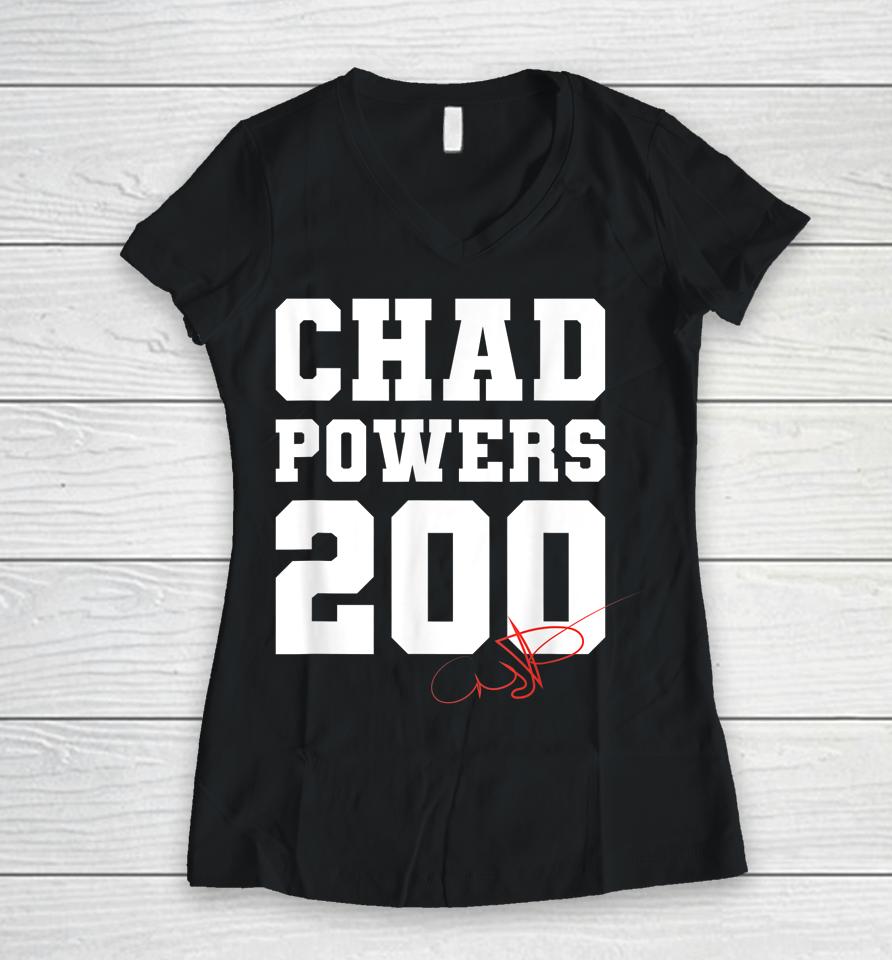 Chad Powers American Football Women V-Neck T-Shirt