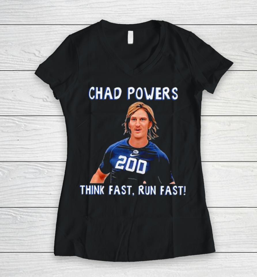 Chad Powers Women V-Neck T-Shirt