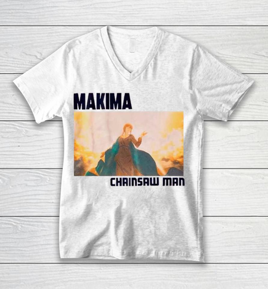 Chainsaw Man Makima Ethereal Unisex V-Neck T-Shirt