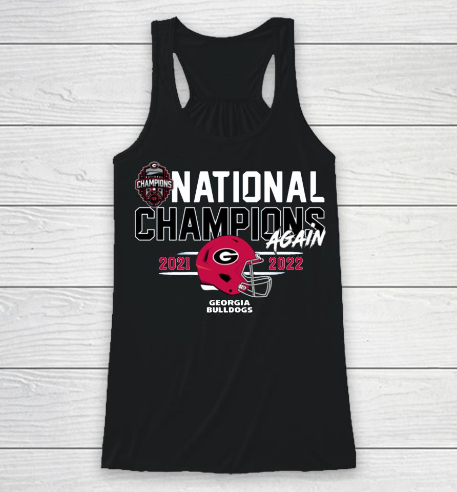 Champion Black Georgia Bulldogs Back-To-Back College Football Playoff National Champions 2023 Racerback Tank