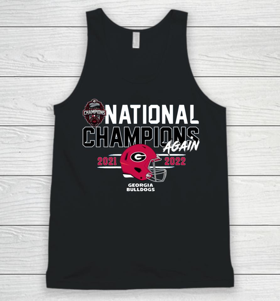 Champion Black Georgia Bulldogs Back-To-Back College Football Playoff National Champions 2023 Unisex Tank Top