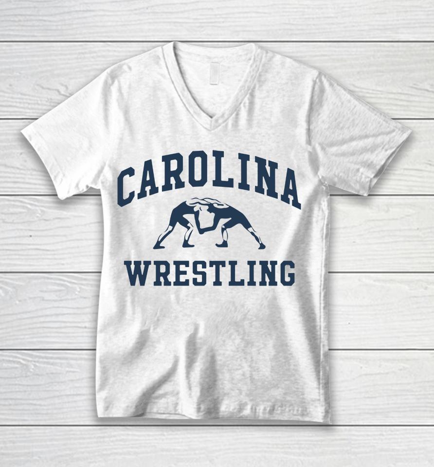 Champion North Carolina Tar Heels Wrestling Icon Powerblend Unisex V-Neck T-Shirt