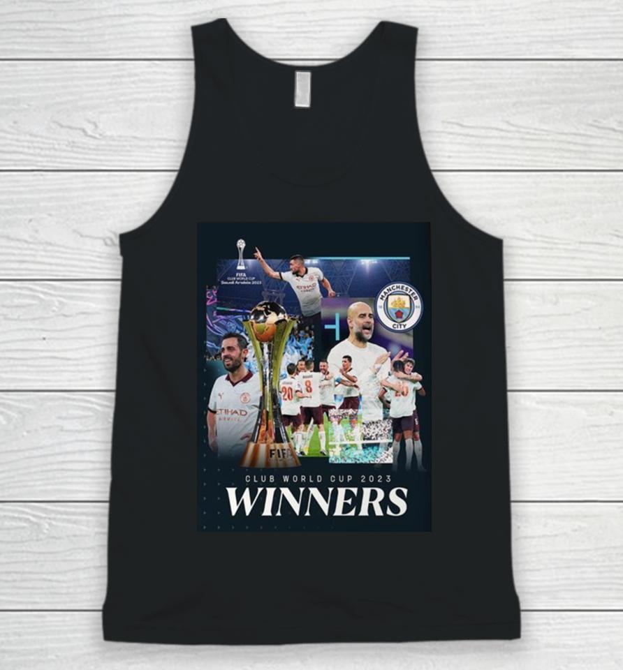 Champions Of The World For 2023 Fifa Club World Cup Champions Are Manchester City Unisex Tank Top