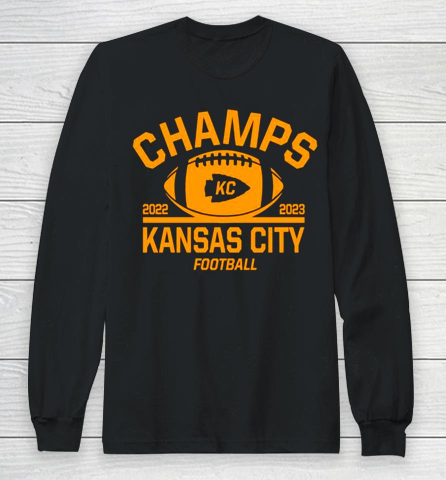 Champs Kansas City Football Chiefs Super Bowl Long Sleeve T-Shirt
