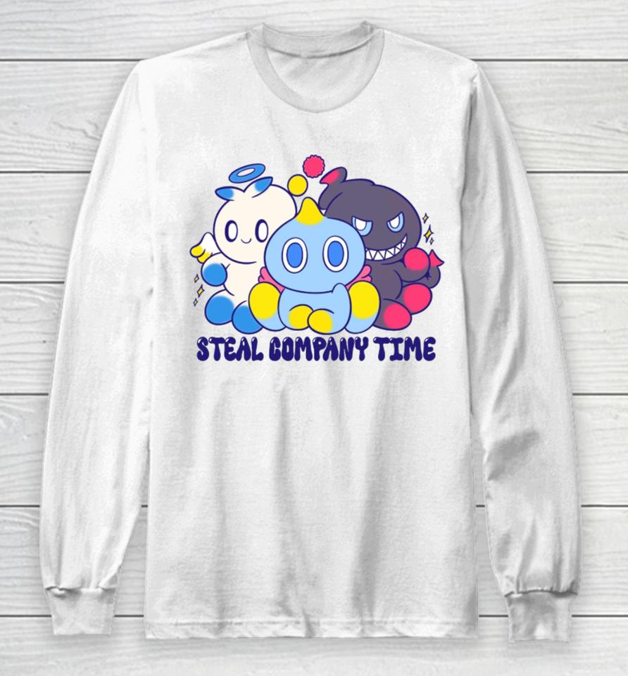 Charles Murphy Ghoulshack Steal Company Time Long Sleeve T-Shirt