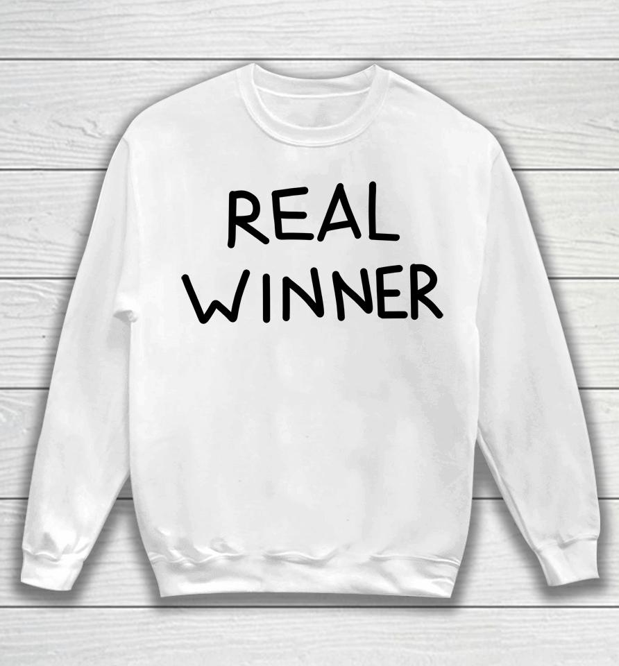 Charli Xcx Wearing Real Winner Sweatshirt