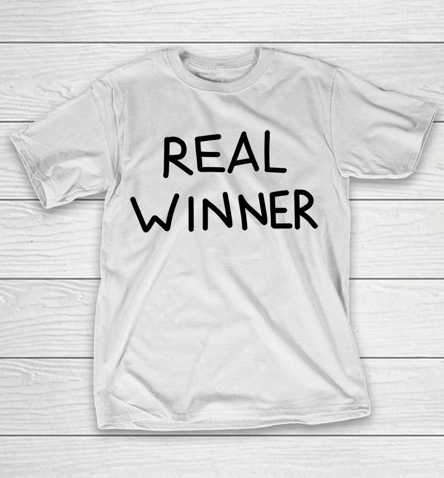 Charli Xcx Wearing Real Winner T-Shirt