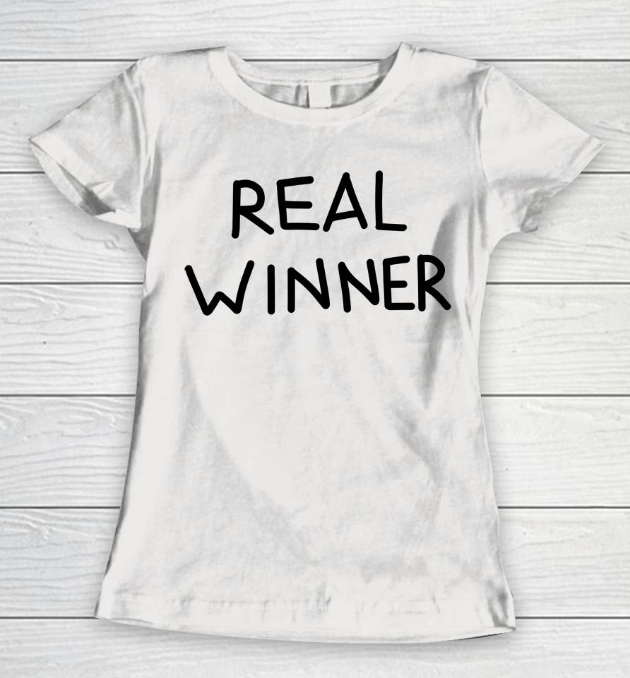 Charli Xcx Wearing Real Winner Women T-Shirt
