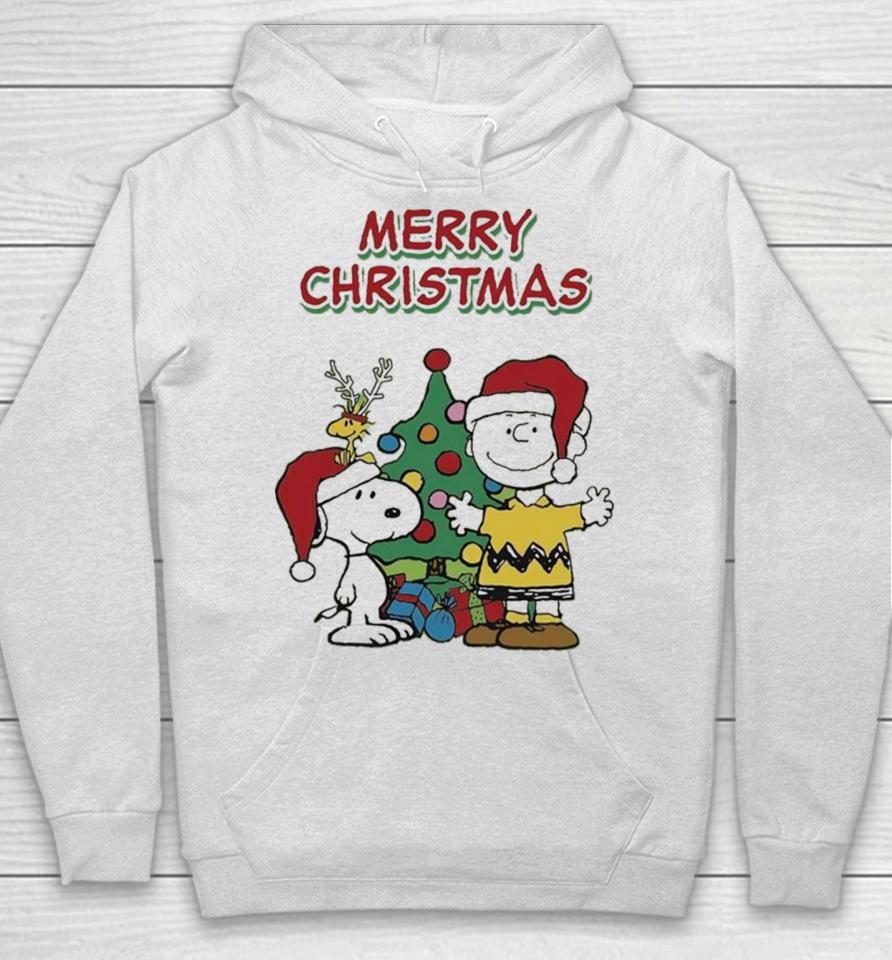 Charlie Brown With Snoopy Merry Xmas Happy Christmas Hoodie