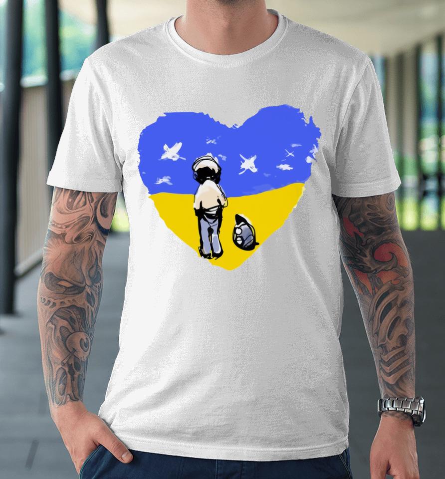 Charlie Mackesy Ukraine Premium T-Shirt