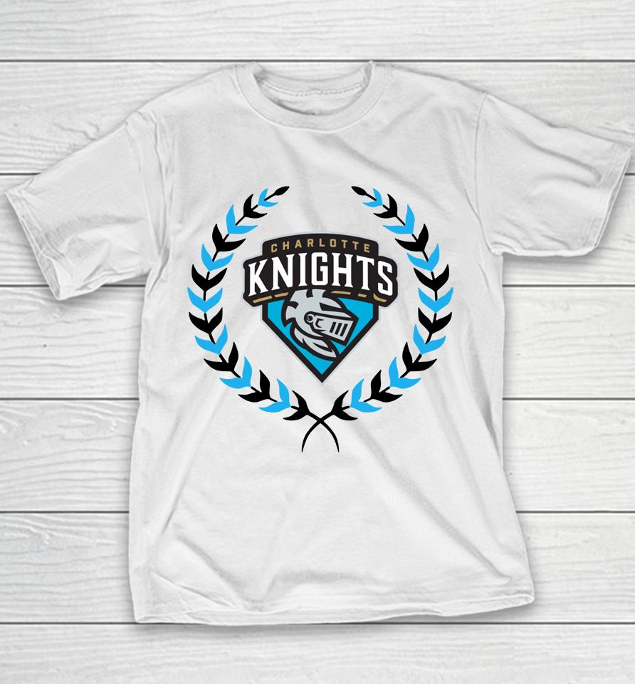 Charlotte Knights Champion Laurels Youth T-Shirt