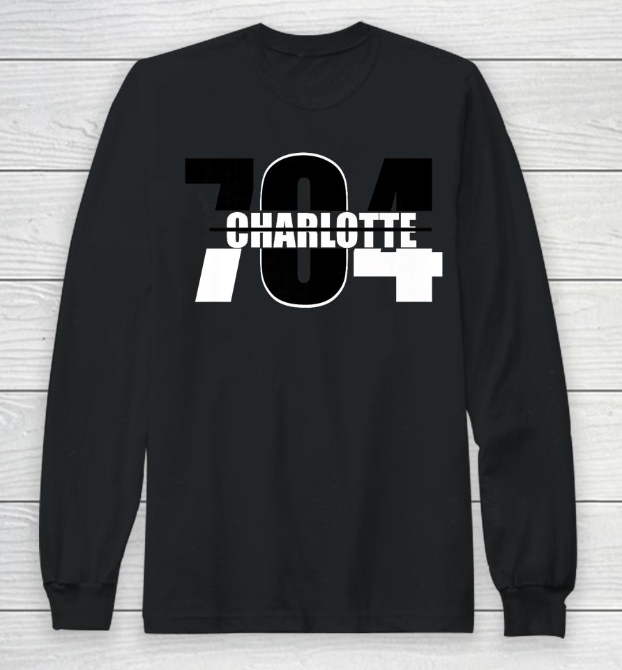 Charlotte Nc Area Code 704 Long Sleeve T-Shirt