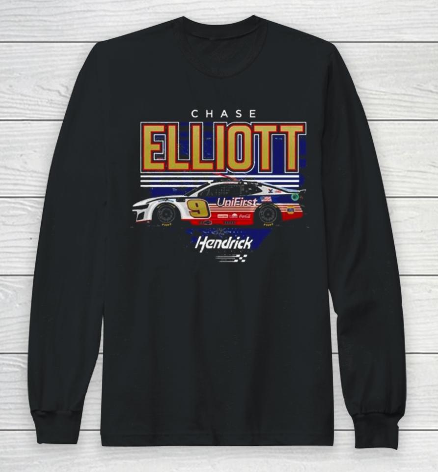 Chase Elliott Hendrick Motorsports Team Collection Unifirst Car 2024 Long Sleeve T-Shirt