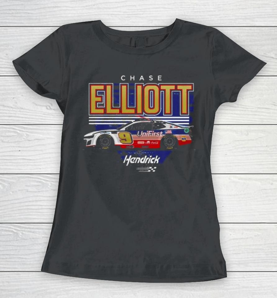 Chase Elliott Hendrick Motorsports Team Collection Unifirst Car 2024 Women T-Shirt