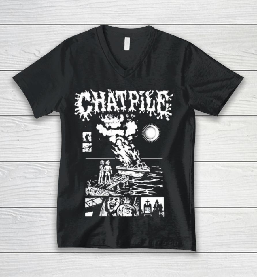 Chat Pile Blood Lake Unisex V-Neck T-Shirt
