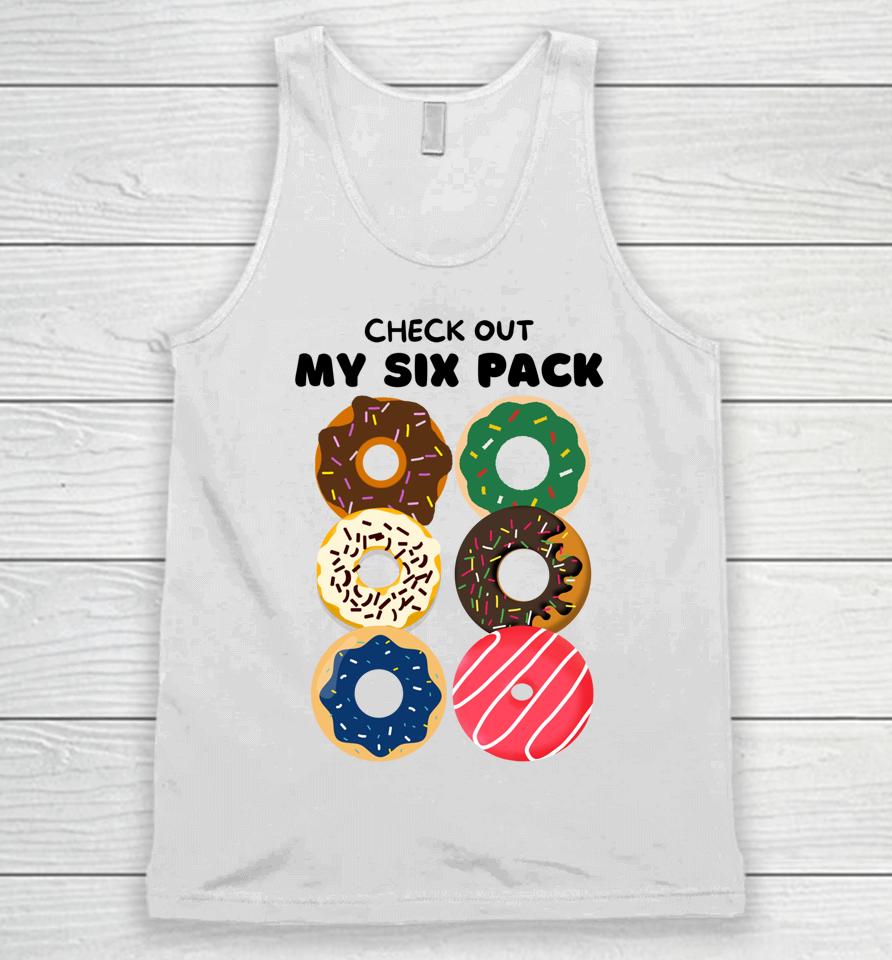 Check Out My Six Pack Donut Unisex Tank Top