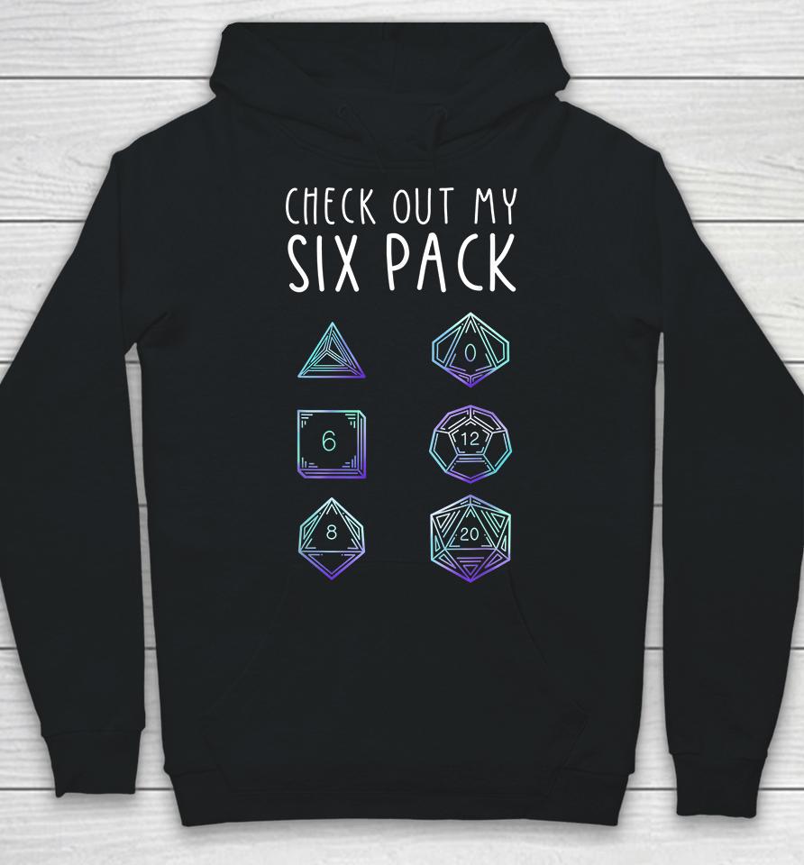 Check Out My Six Pack Dragon Dice Game Hoodie