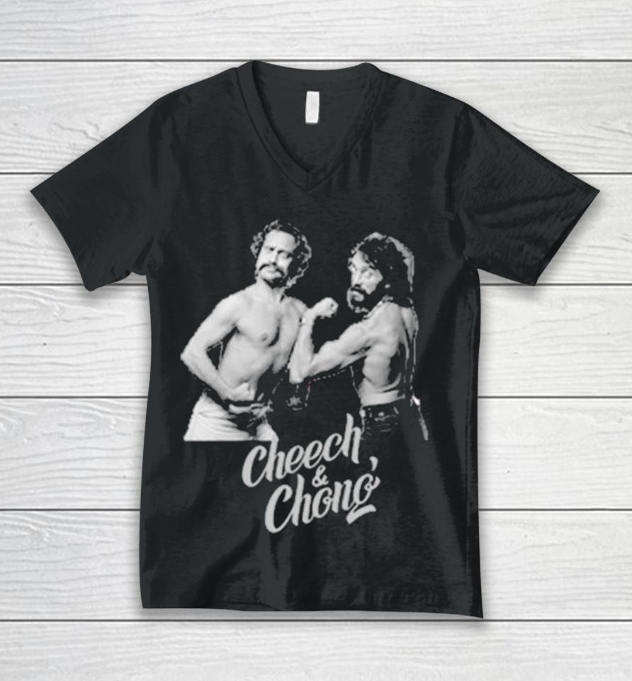 Cheech Marin And Tommy Chong Classic Unisex V-Neck T-Shirt