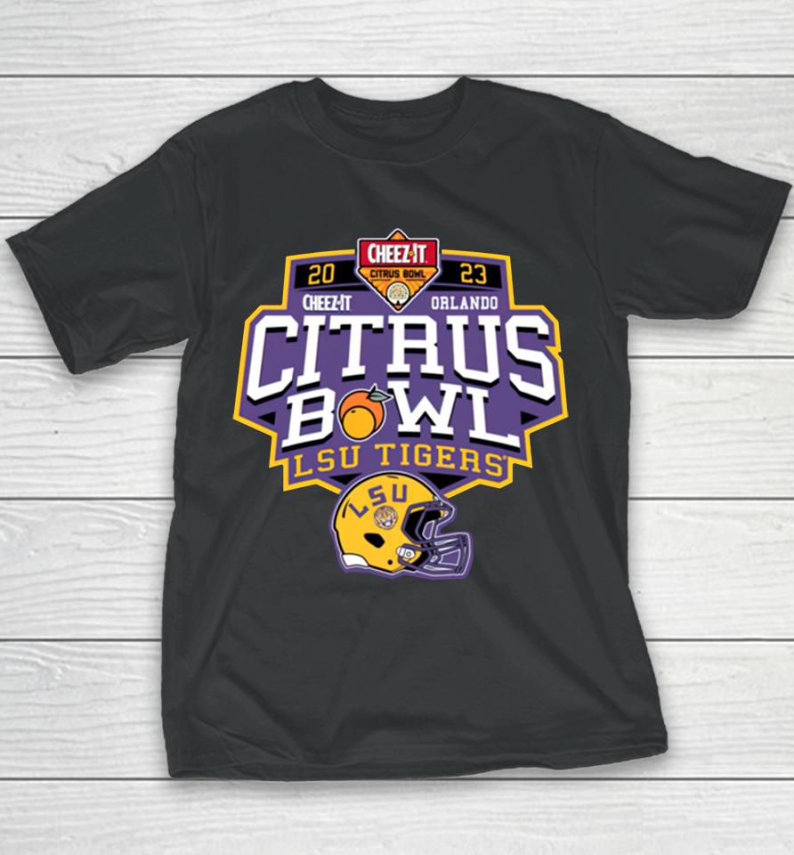 Cheez-It Orlando Citrus Bowl 2023 Lsu Tigers Youth T-Shirt