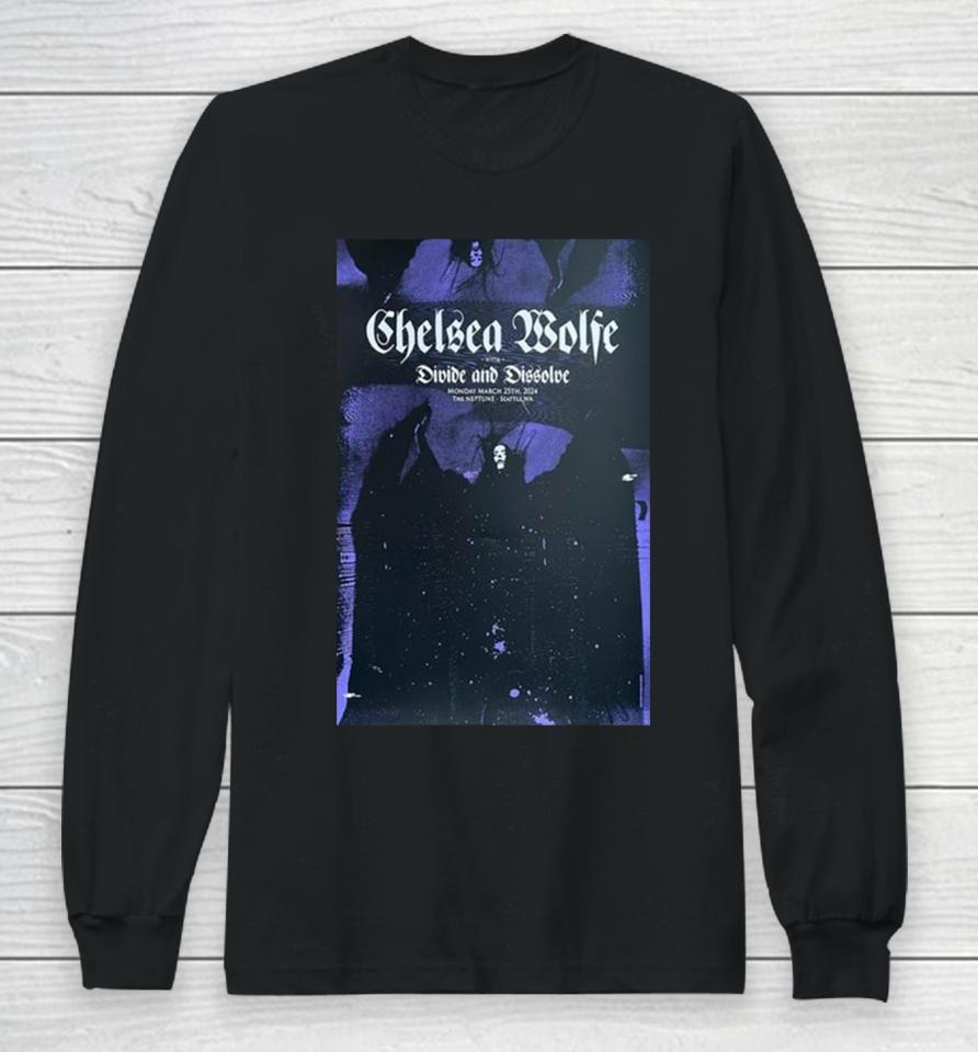 Chelsea Wolfe Show At The Neptune Theatre March 25 2024 Long Sleeve T-Shirt