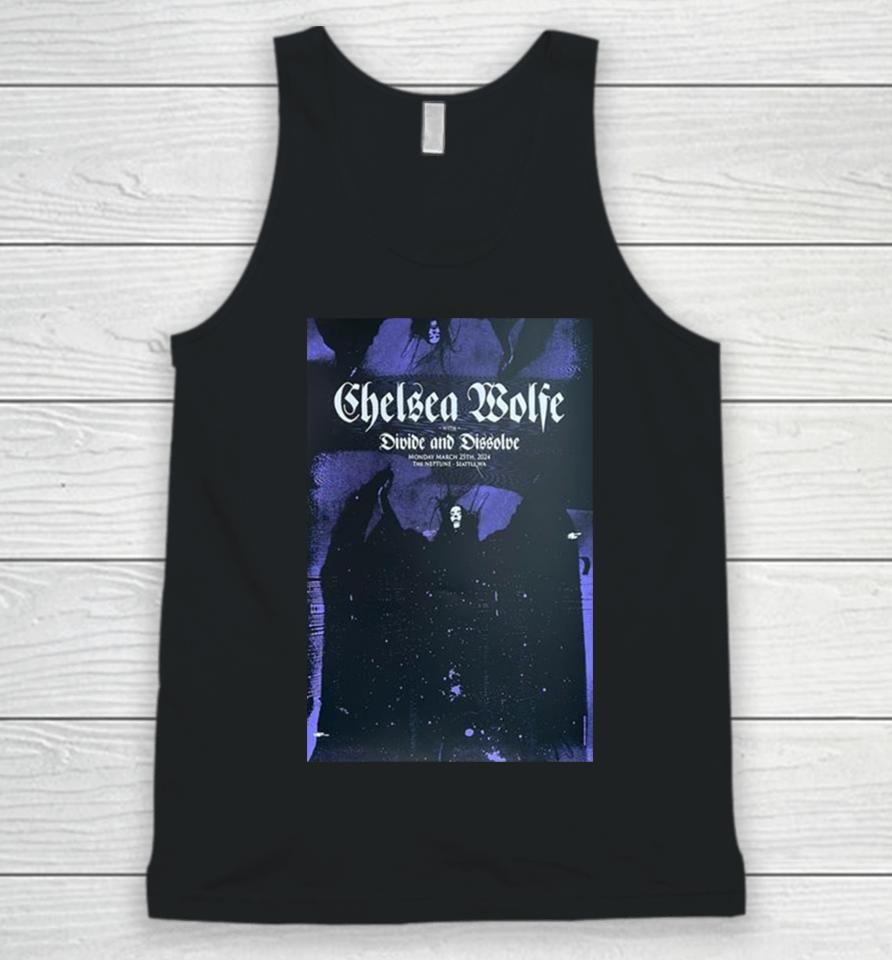 Chelsea Wolfe Show At The Neptune Theatre March 25 2024 Unisex Tank Top