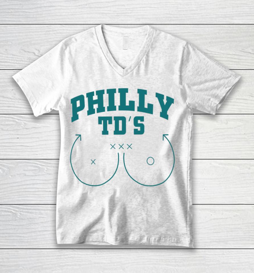 Chelsie Philly Td’s Boobs Unisex V-Neck T-Shirt