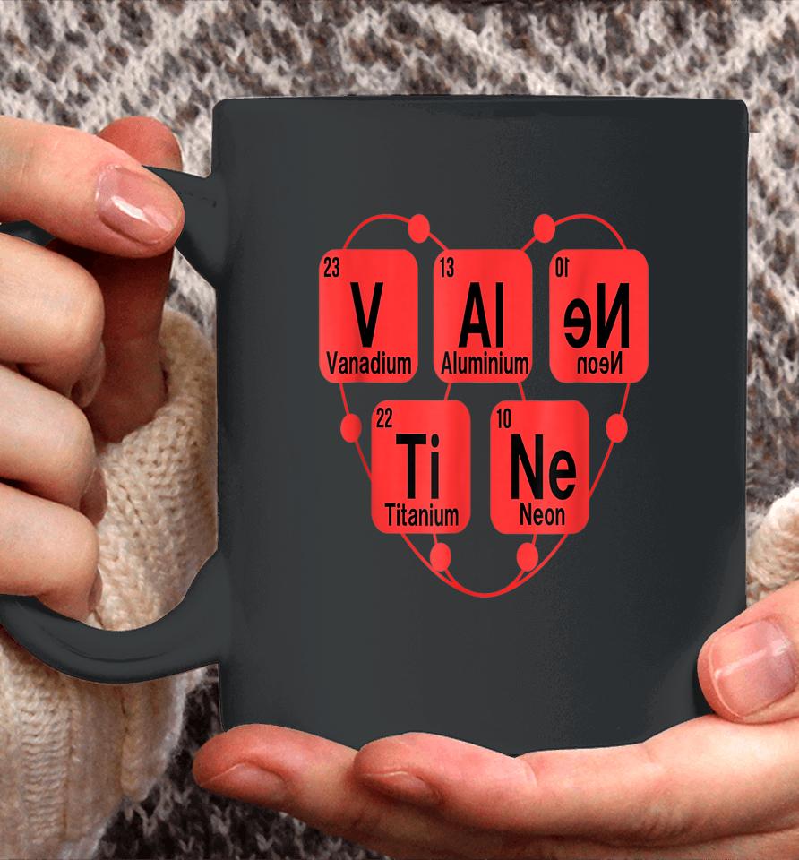 Chemistry Periodic Table Valentine's Day Coffee Mug