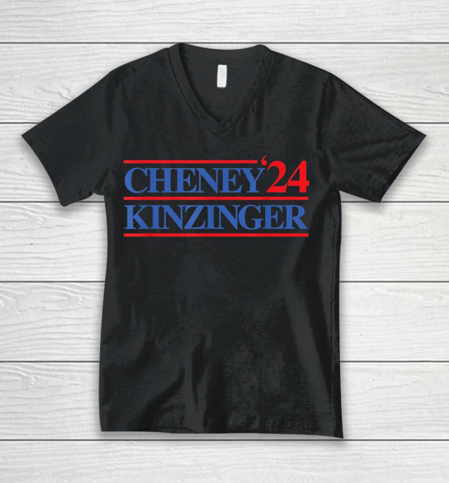 Cheney Kinzinger 2024 Unisex V-Neck T-Shirt